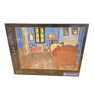 Clementoni Museum Collection 1000 Piece Jigsaw Puzzle Van Gogh Bedroom in Arles